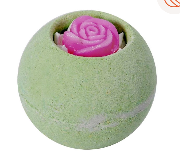 Boule de bain effervescente Thé vert 180g