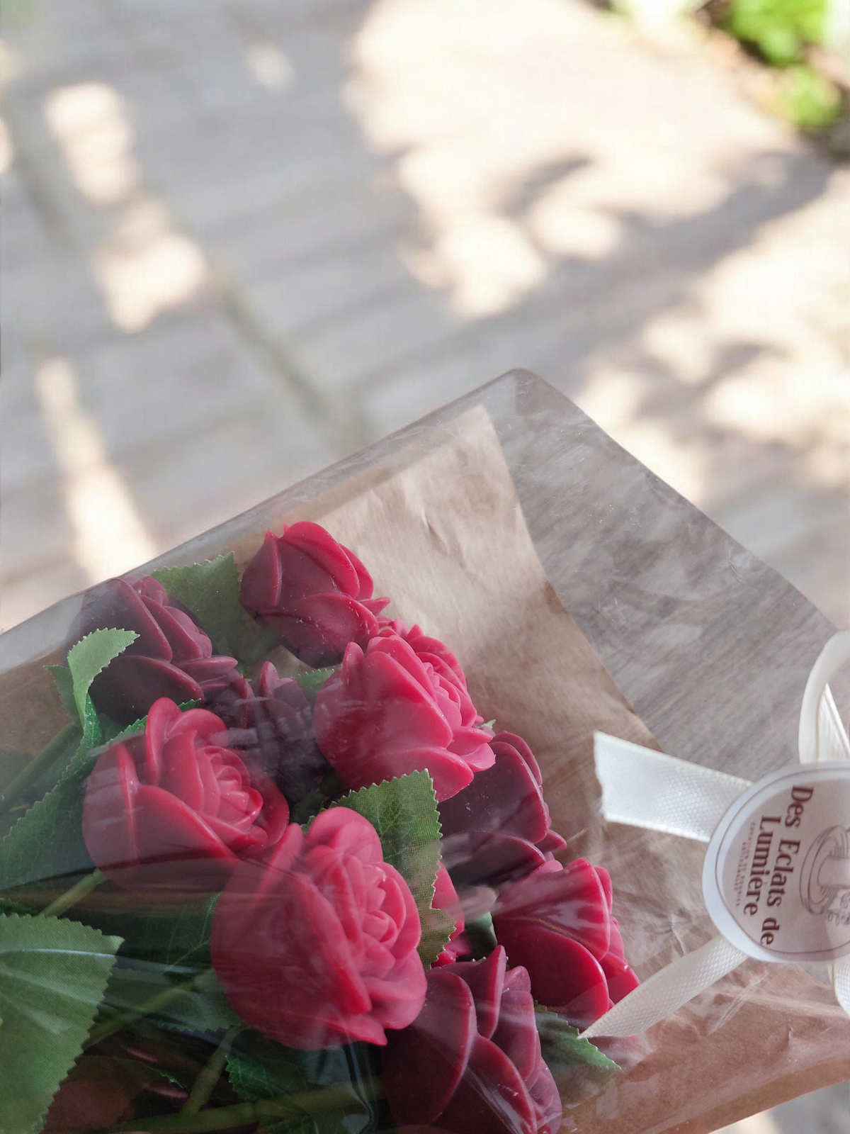 Bouquet de fleurs sur tige