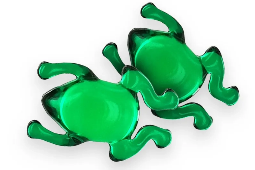 Perle de bain grenouille pomme