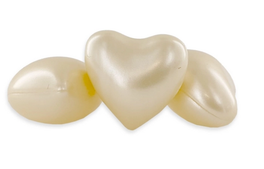 Perle de bain Coeur Vanille