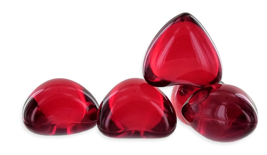 Perle de bain Coeur Fraise