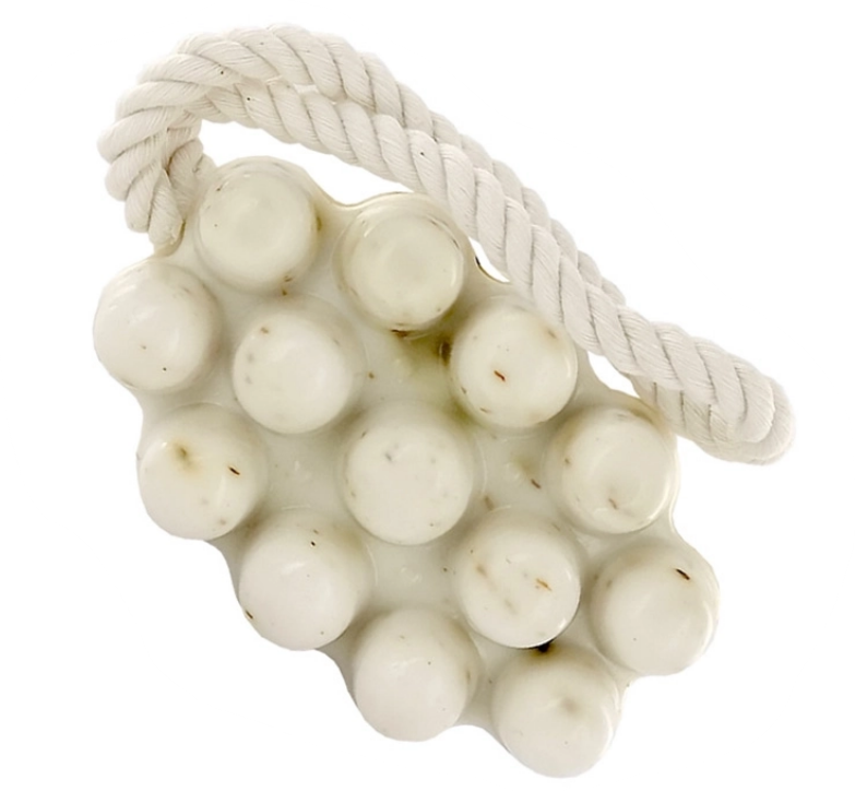 Savon de massage exfoliant – Pétales de rose