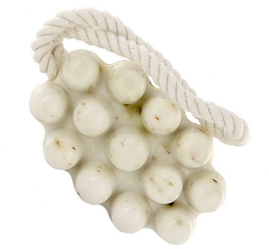 Savon de massage exfoliant – Pétales de rose