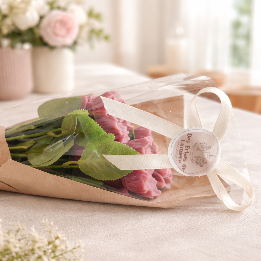 Bouquet de fleurs sur tige