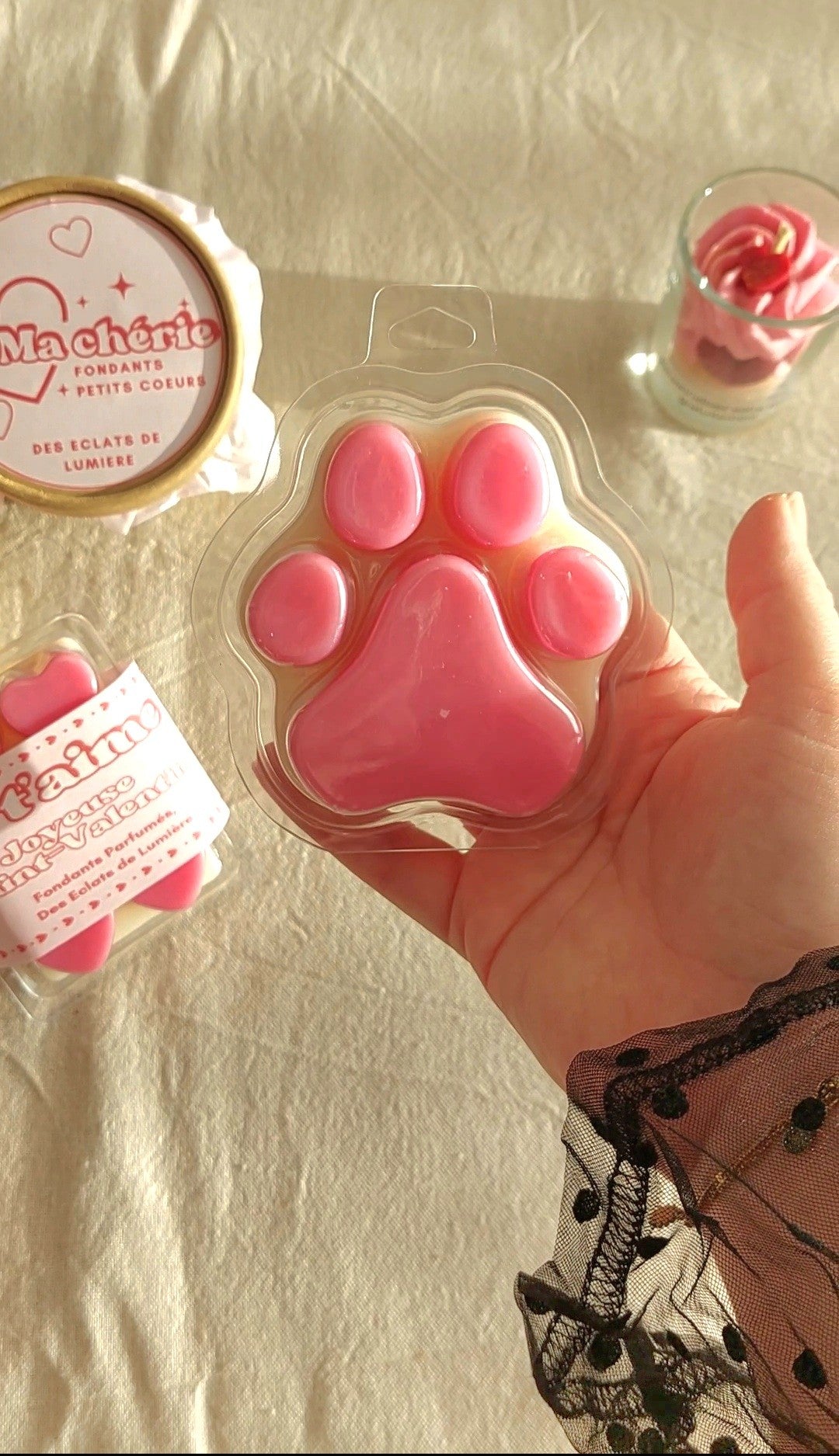 Fondant clamshell Patte de chien